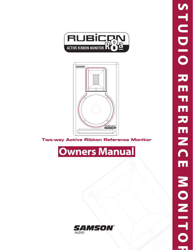 Imagen de la primera página del manual del dispositivo Rubicon R8a