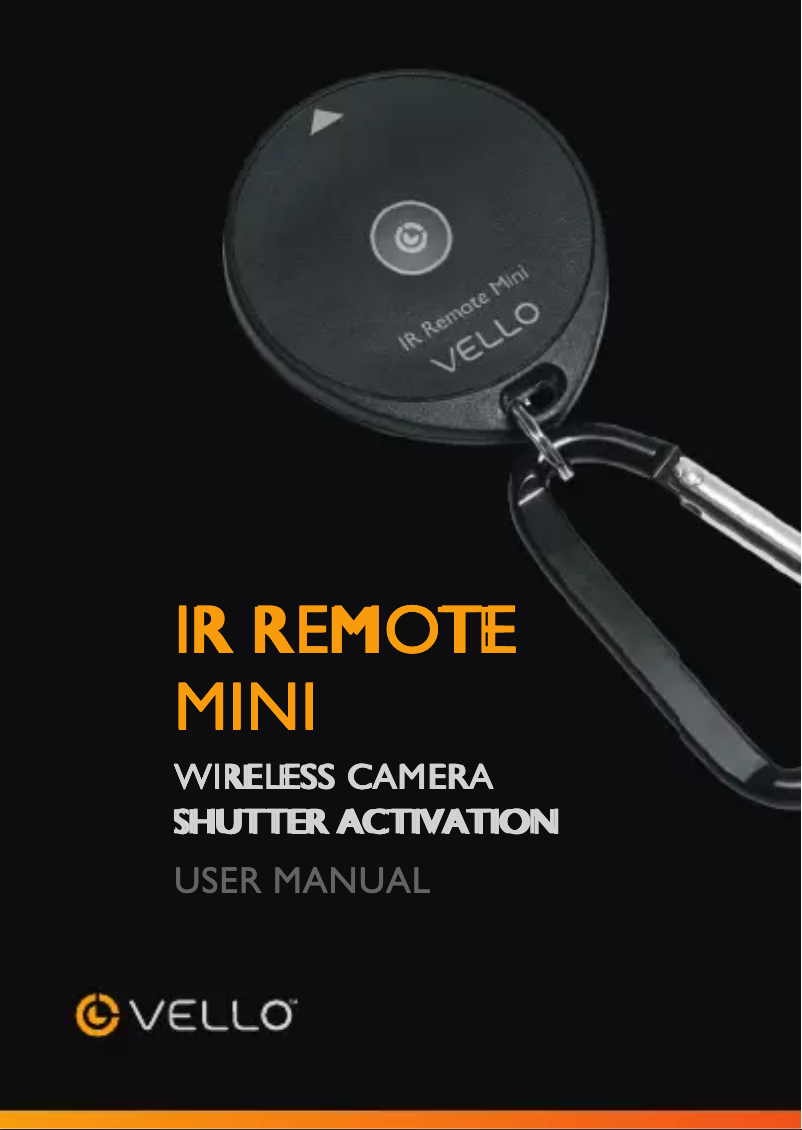 First page image of the manual for IR Remote Mini