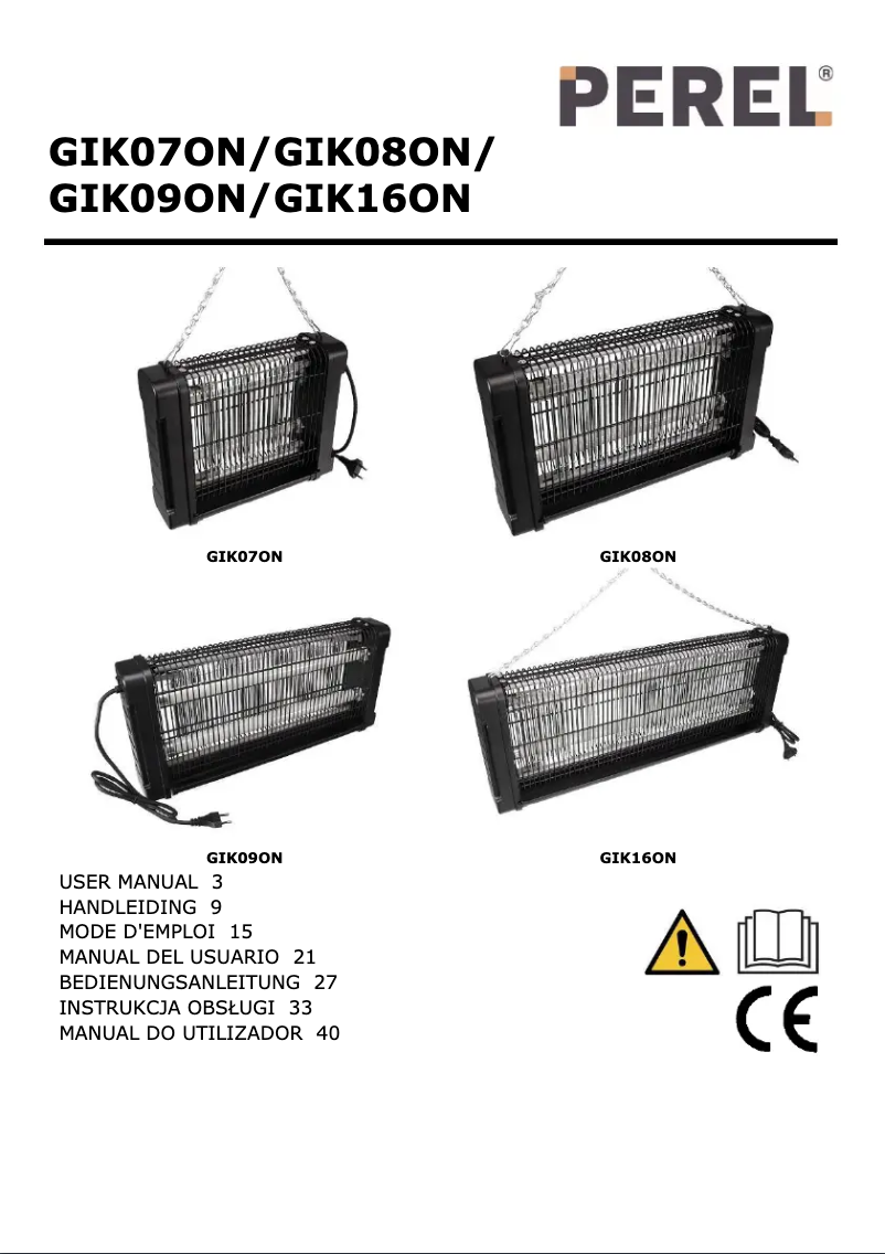 Página 1 del manual Manual de usuario Perel GIK16ON