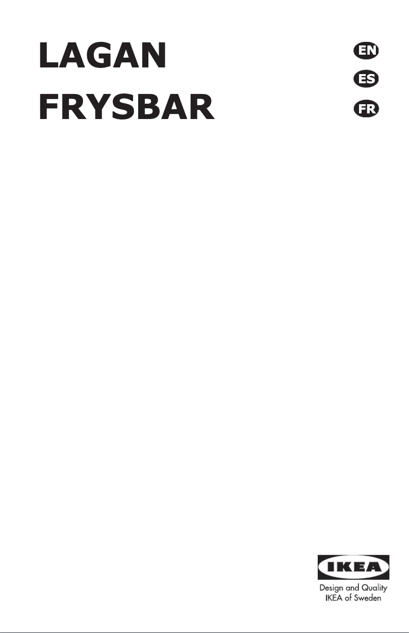 Page 1 de la notice Manuel utilisateur Ikea LAGAN 004.621.52