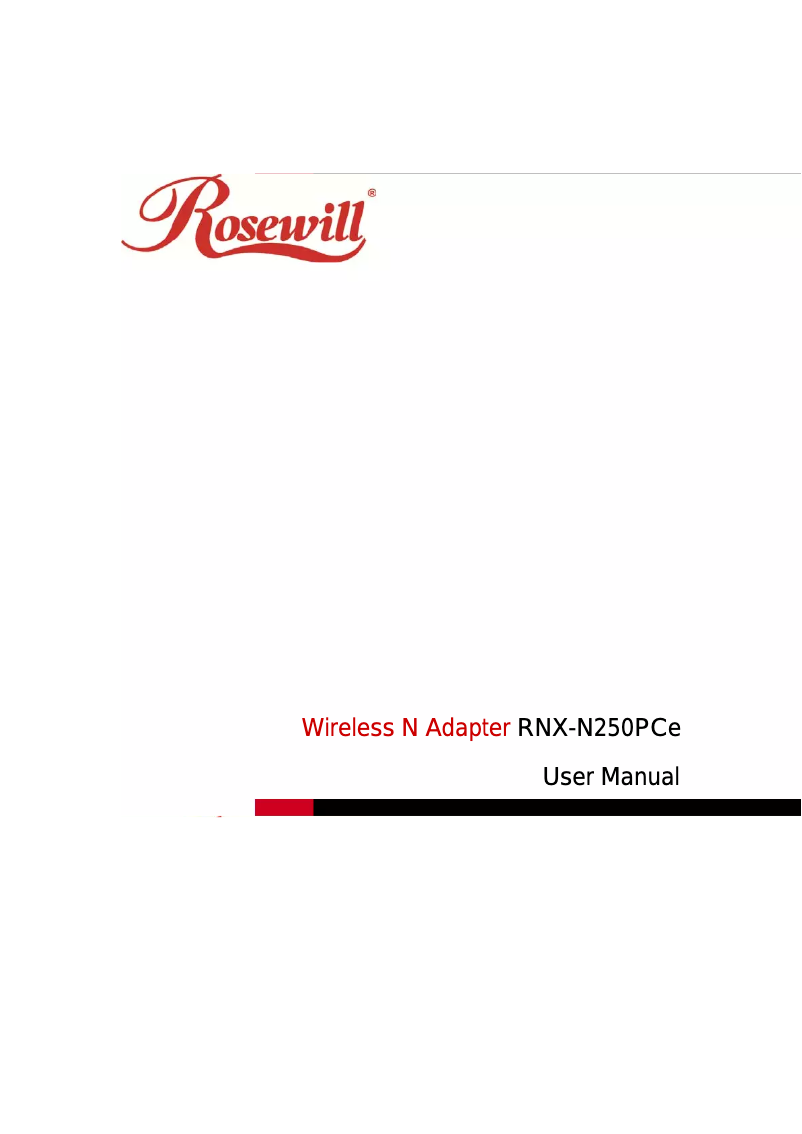 Image de la première page du manuel de l'appareil RNX-N250PCE