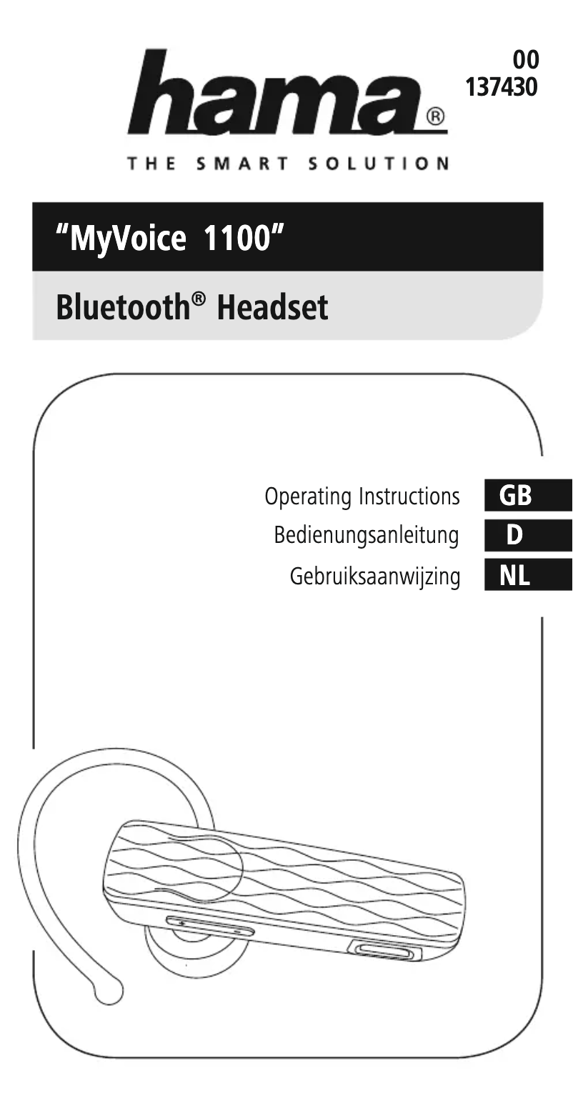 Página 1 del manual Manual de usuario Hama MyVoice1100