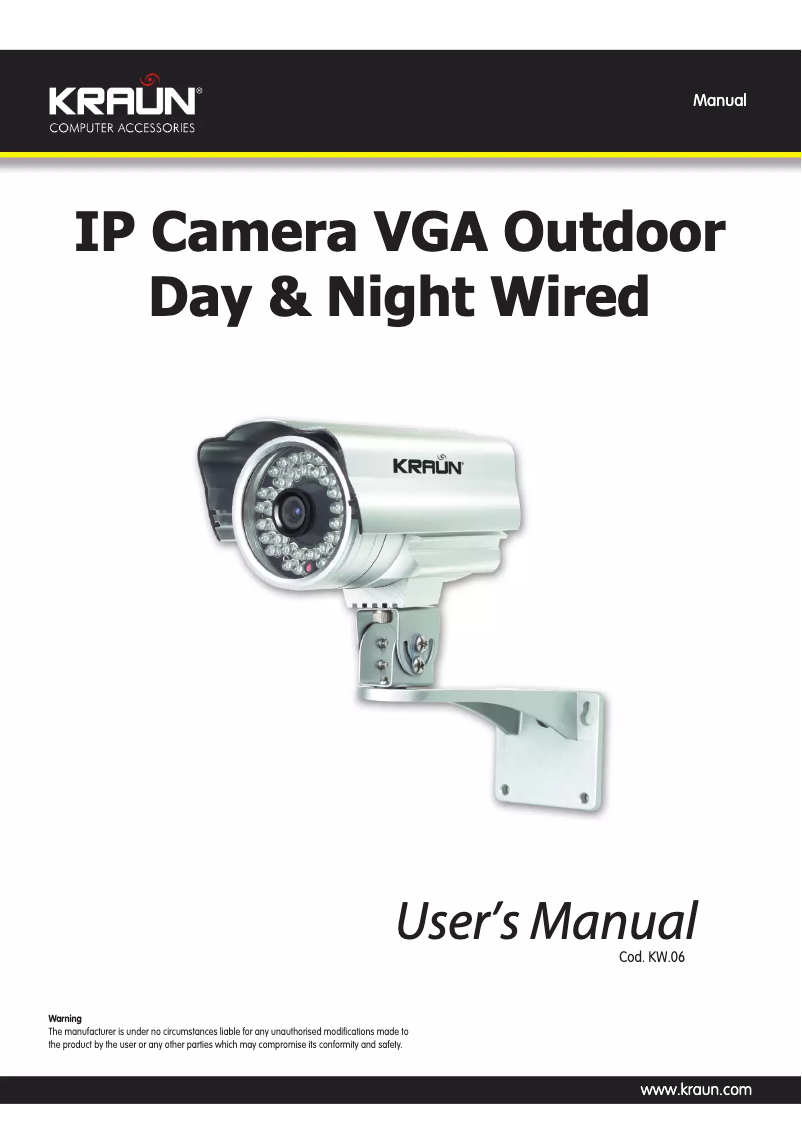 Imagen de la primera página del manual del dispositivo KW.06