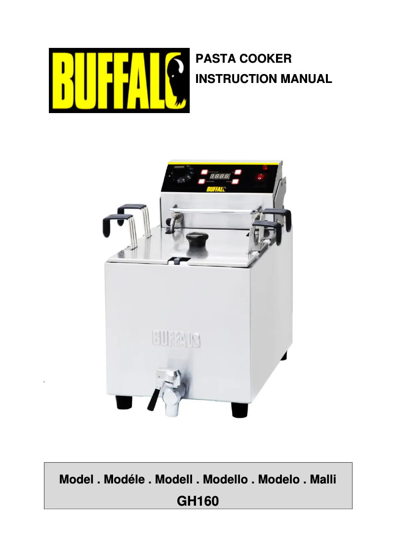 Page 1 de la notice Manuel utilisateur Buffalo GH160