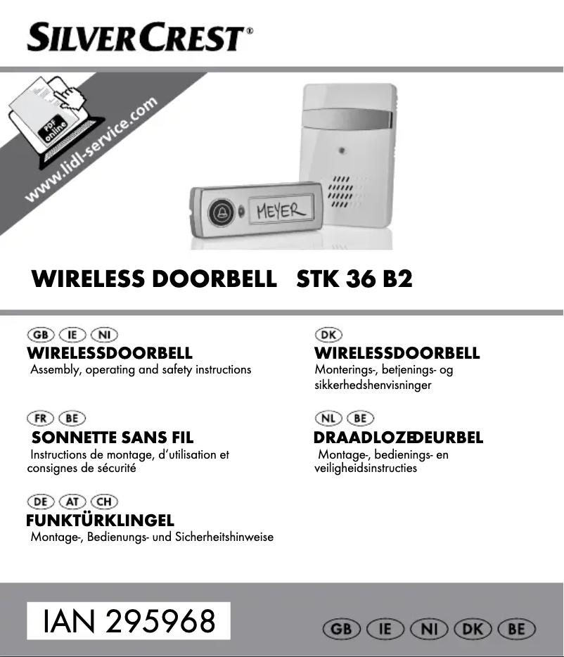 Page 1 de la notice Manuel utilisateur SilverCrest IAN 280620