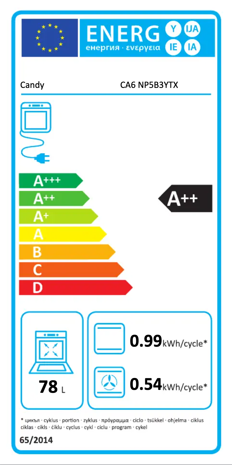 Image de la première page du manuel de l'appareil CA6 NP5B3YTX