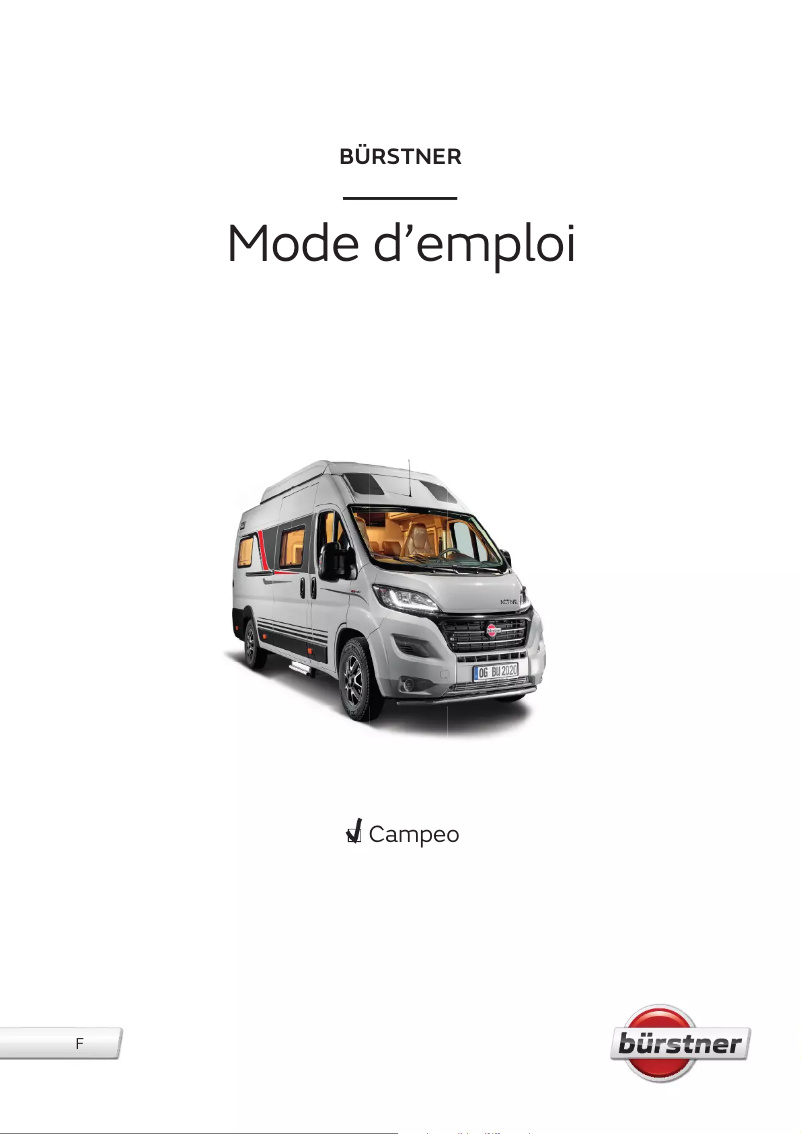 Image de la première page du manuel de l'appareil Campeo (2020)