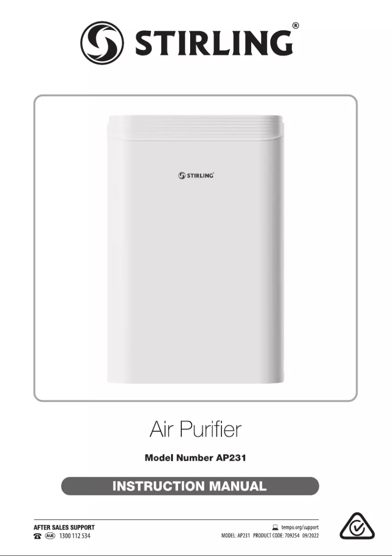 Image de la première page du manuel de l'appareil AP231