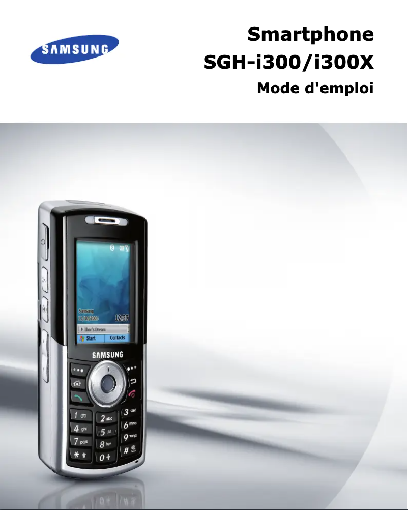 Image de la première page du manuel de l'appareil SGH-I300