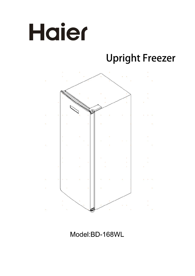 Página 1 del manual Manual de usuario Haier BD-168WL