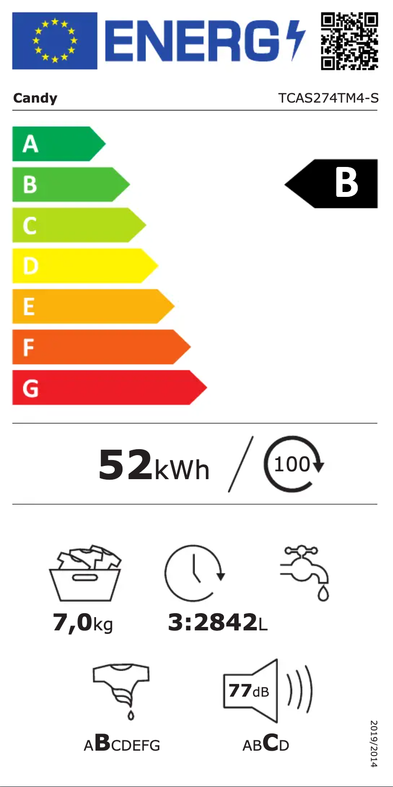 Image de la première page du manuel de l'appareil TCAS274TM4-S