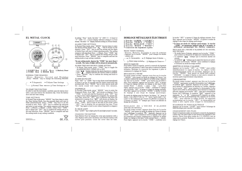 Page n°1 - Manuel utilisateur Irox Travel-M