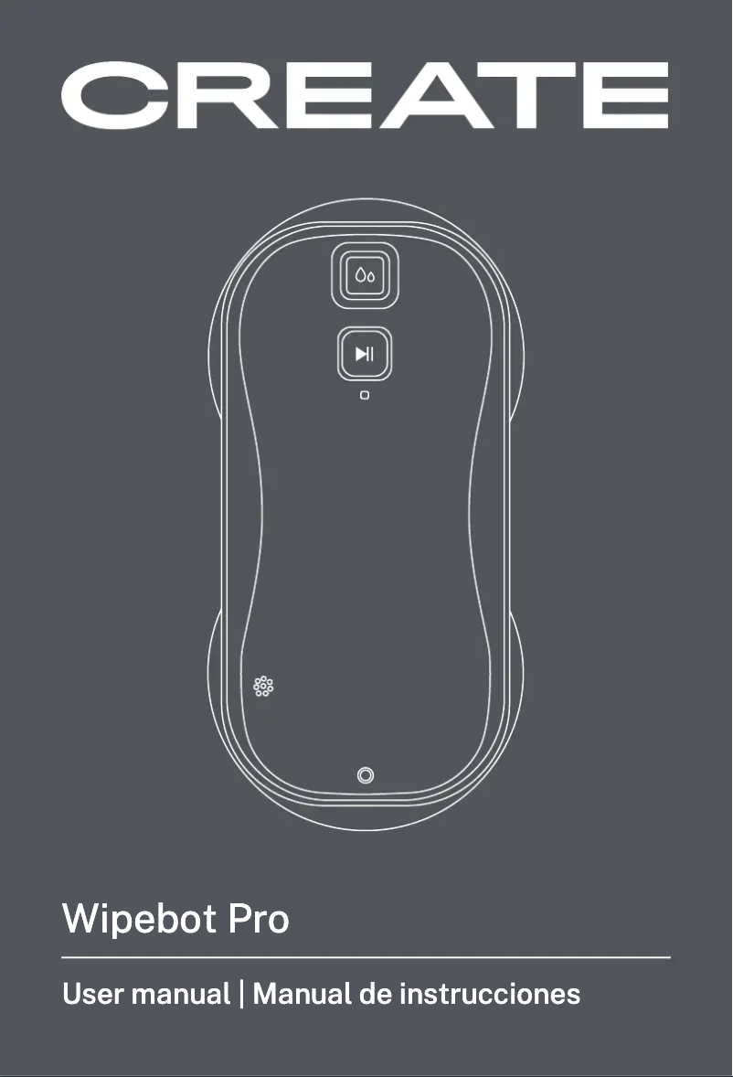 Page 1 de la notice Manuel utilisateur Create Wipebot Pro