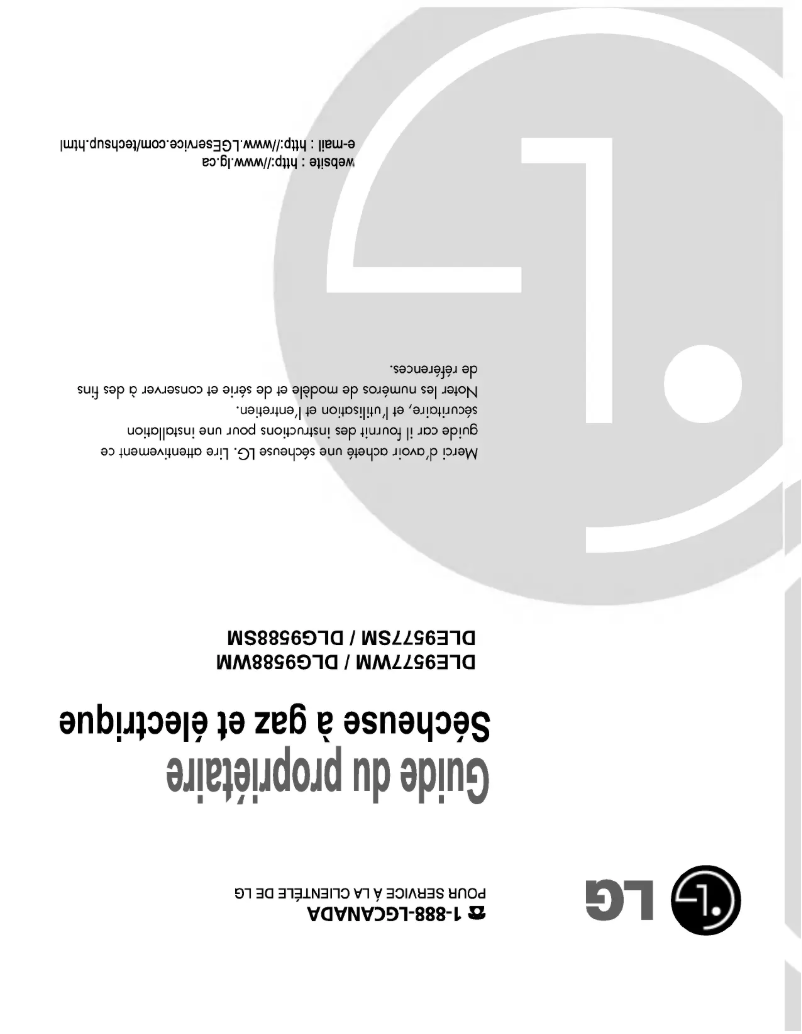 Page n°1 - Manuel utilisateur LG TD-V10180EM