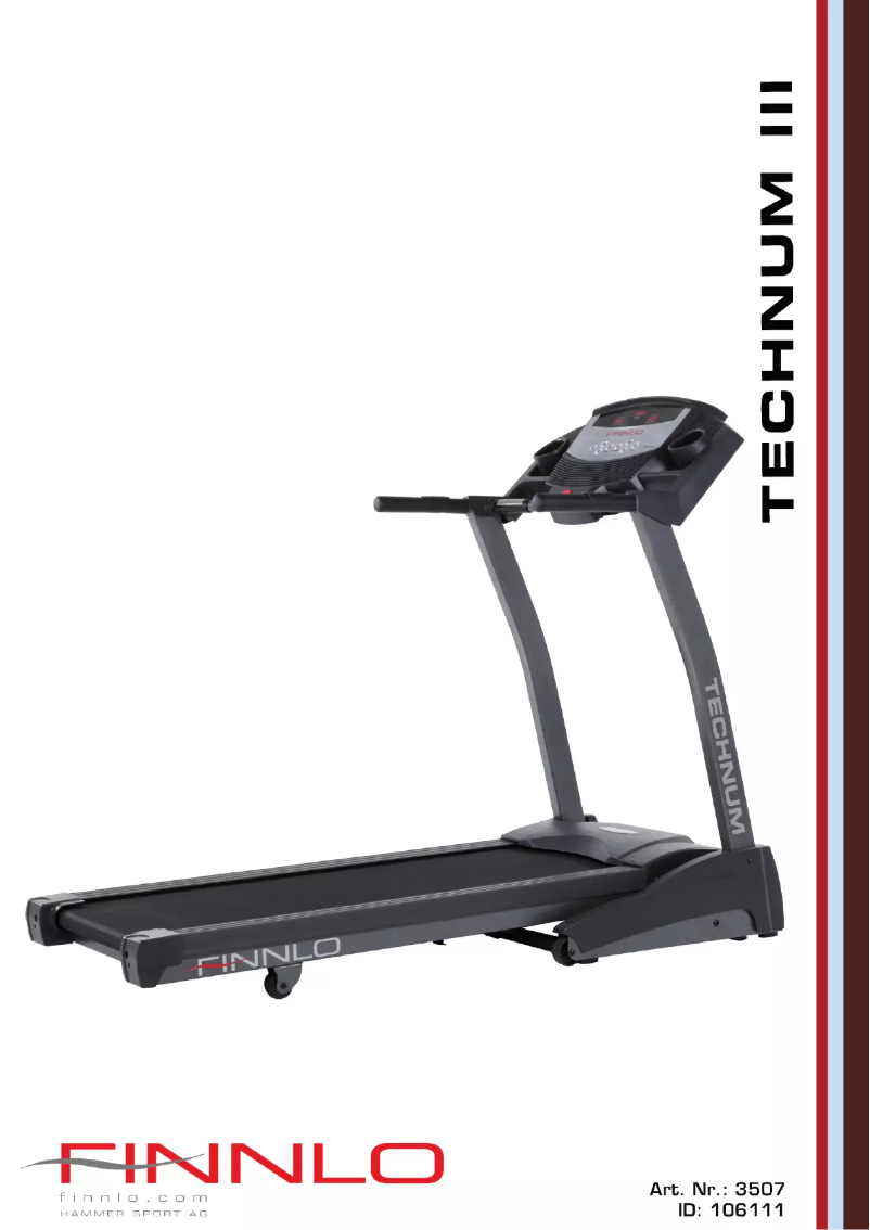 Image de la première page du manuel de l'appareil Technum III