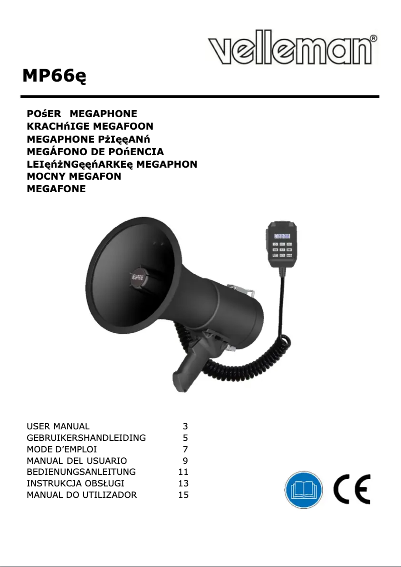 Image de la première page du manuel de l'appareil MP66S