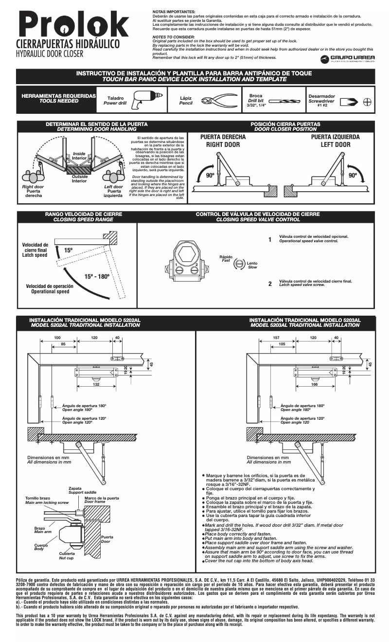 Image de la première page du manuel de l'appareil L5203AL