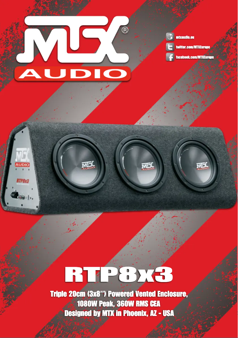 Image de la première page du manuel de l'appareil RTP8x3