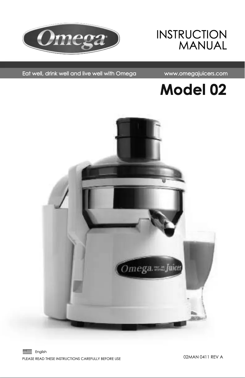 Image de la première page du manuel de l'appareil Model O2