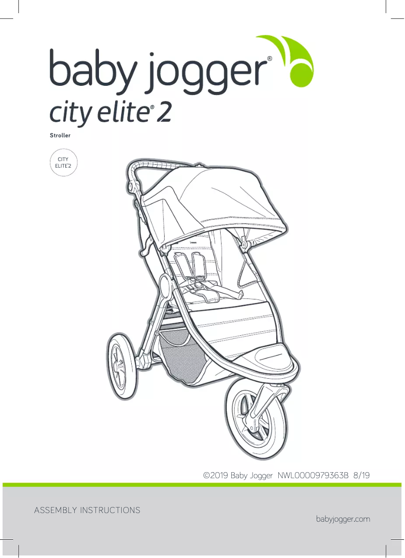 Page n°1 - Manuel utilisateur Baby Jogger City Elite 2