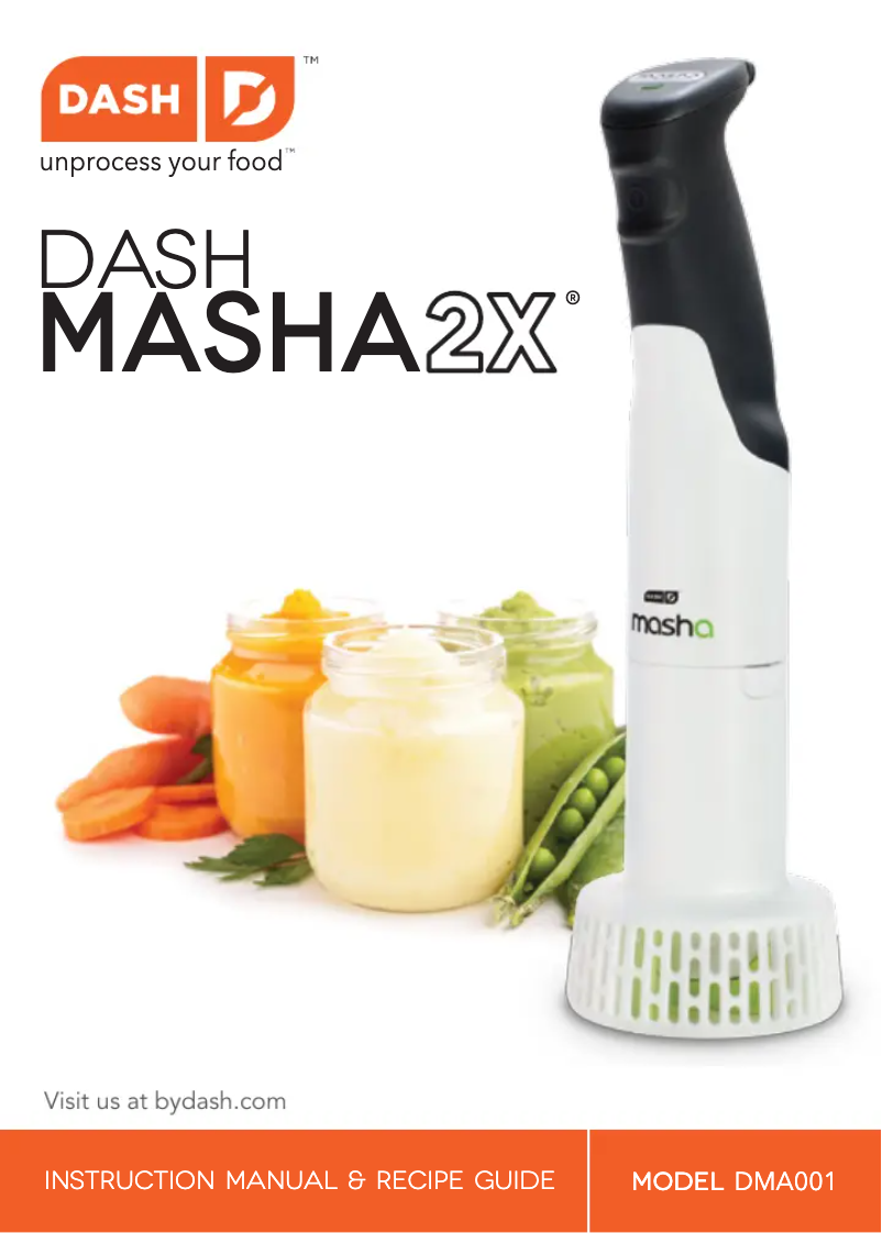 Page 1 de la notice Manuel utilisateur Dash Masha 2X DMA001
