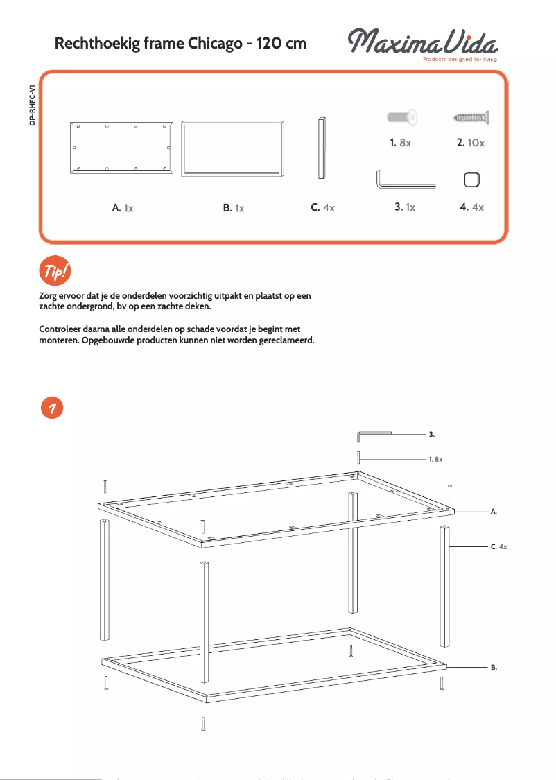 Image de la première page du manuel de l'appareil Chicago XL