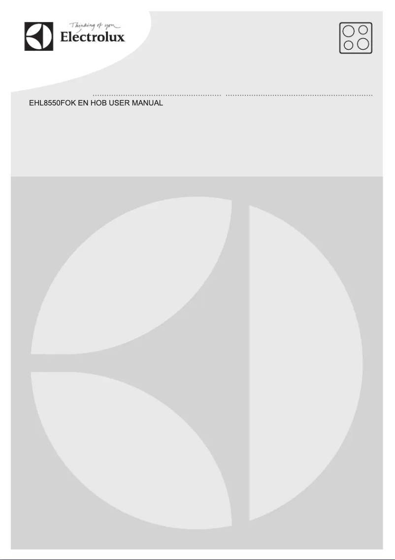 Page n°1 - Manuel utilisateur Electrolux EHL8550FOK