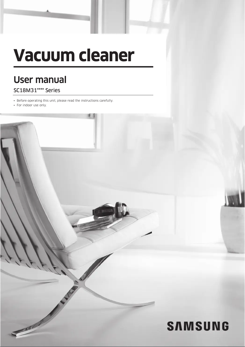 Page n°1 - Manuel utilisateur Samsung SC18M3130V1