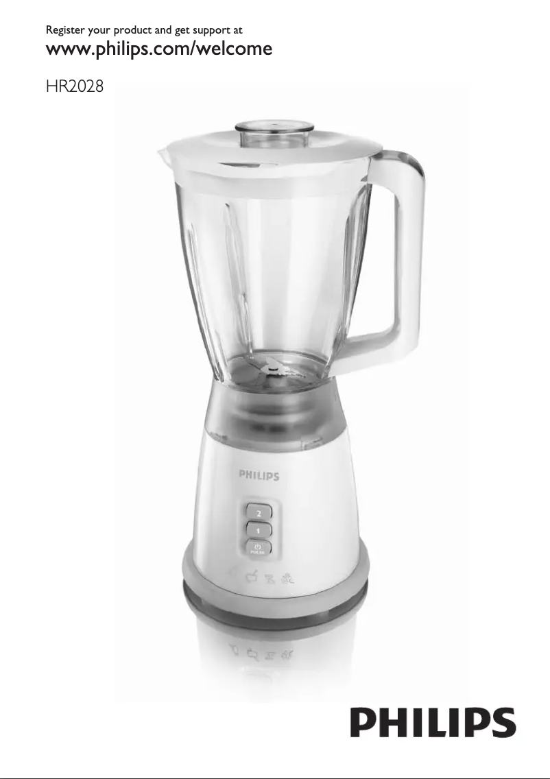 Page n°1 - Mode d'emploi Philips HR2028