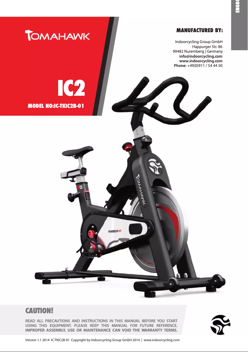 Image de la première page du manuel de l'appareil IC2