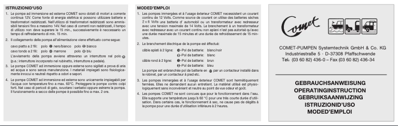 Imagen de la primera página del manual del dispositivo Geo Inline Plus