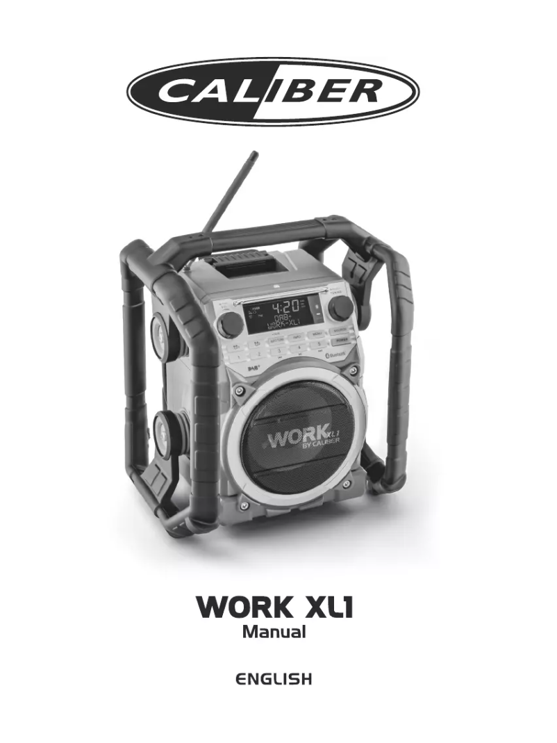 Page n°1 - Manuel utilisateur Caliber WorkXL1