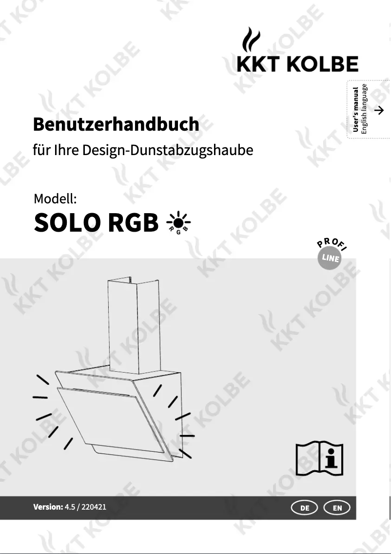 Page 1 de la notice Manuel utilisateur KKT Kolbe SOLO807SM