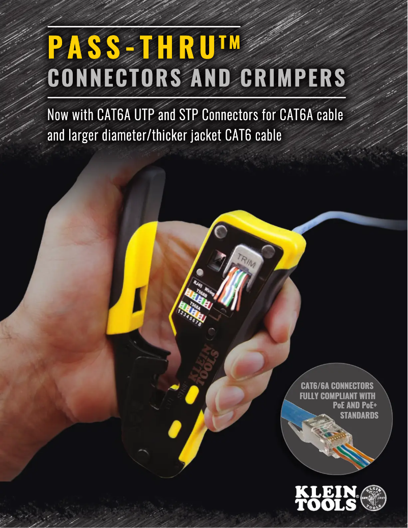 Page 1 de la notice Brochure Klein Tools VDV226-005