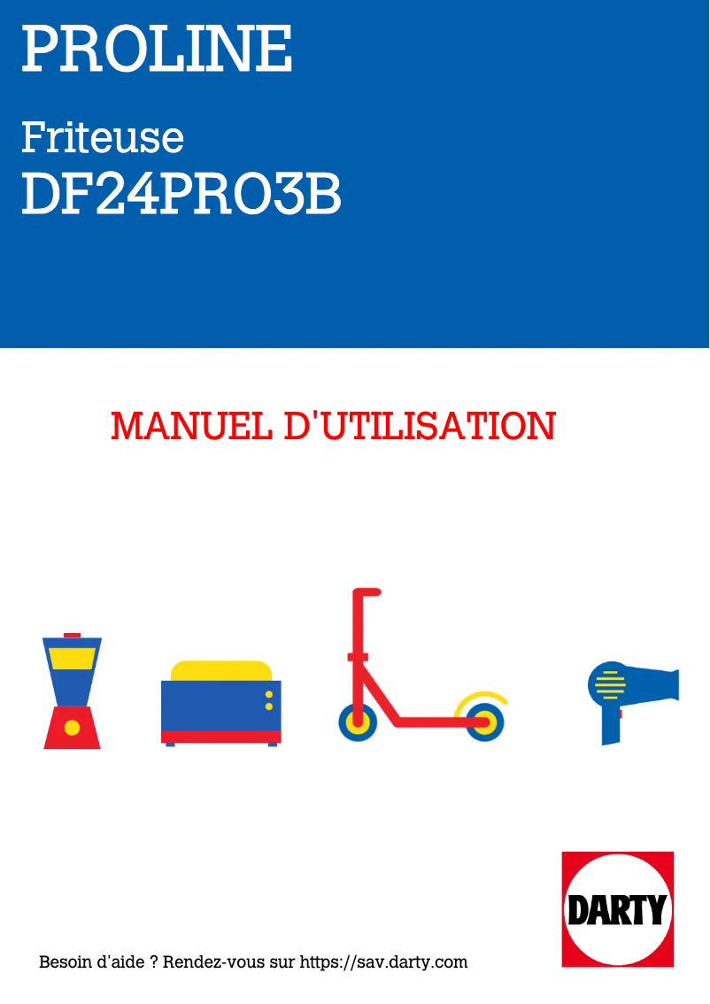 Image de la première page du manuel de l'appareil DF24PRO3B