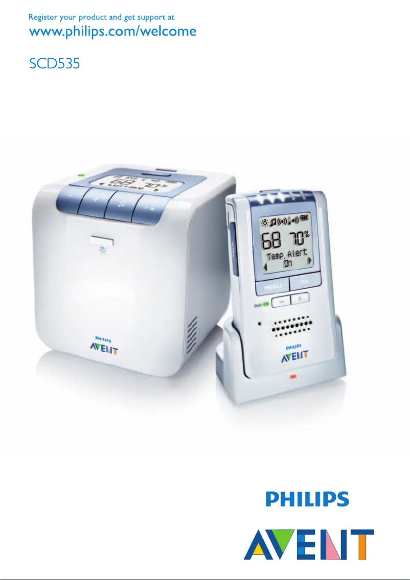 Page 1 de la notice Manuel utilisateur Philips AVENT SCD535