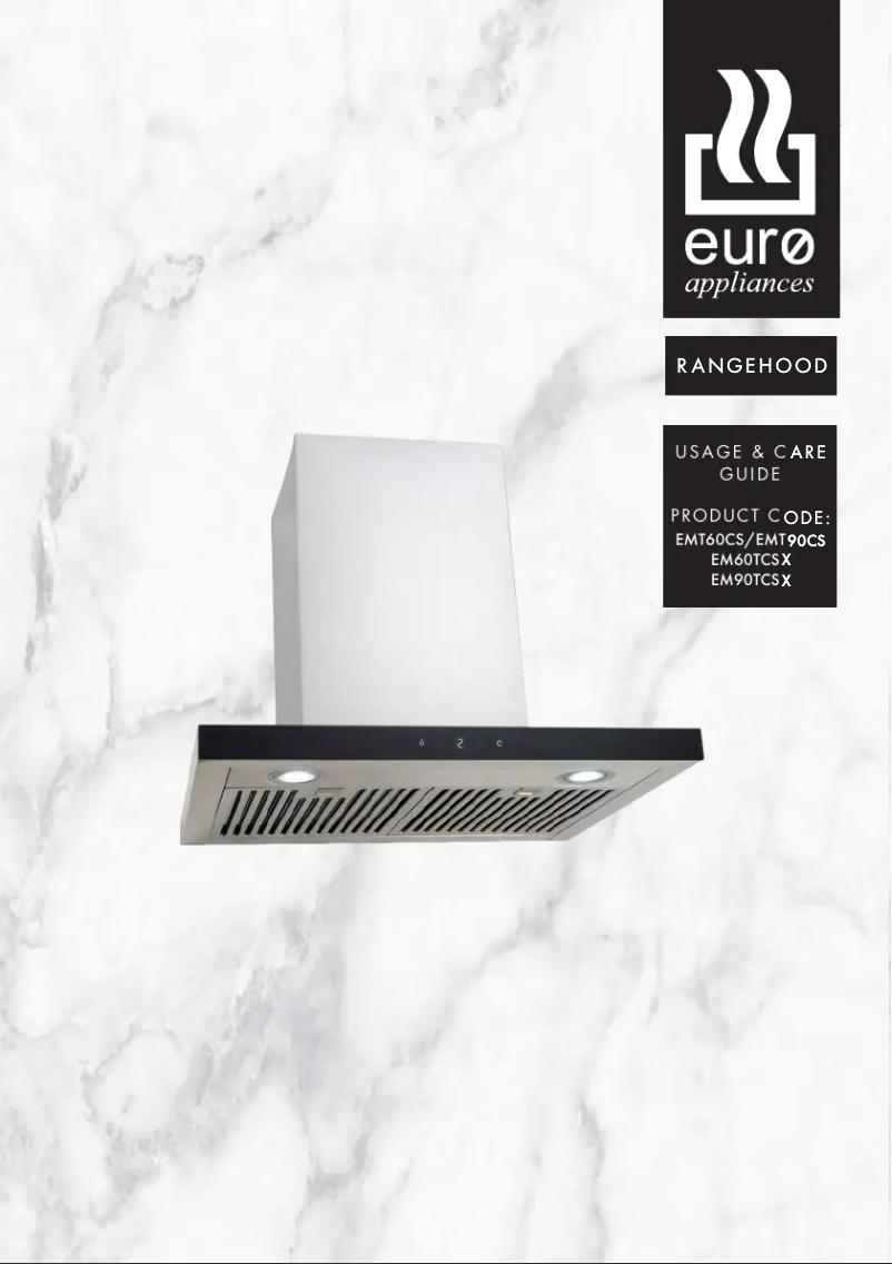 Page n°1 - Manuel utilisateur Euro Appliances EMT60CS