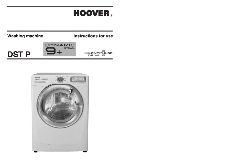 Page n°1 - Manuel utilisateur Hoover DST 10166PGB-80