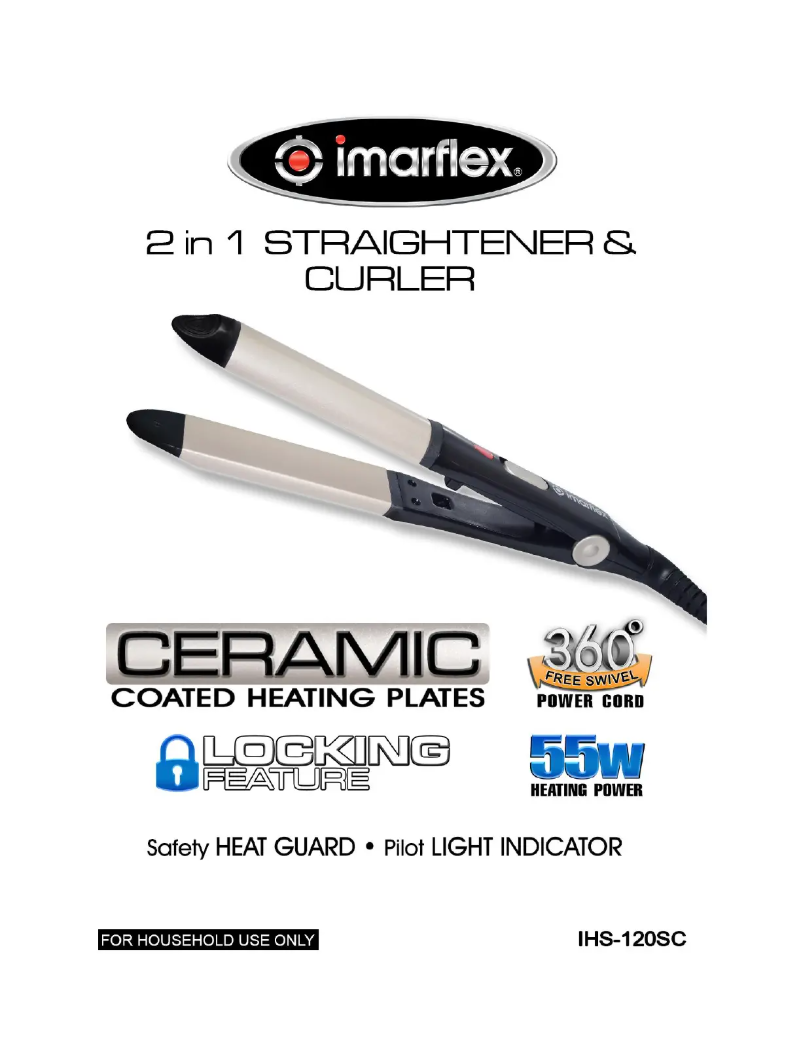 Page 1 de la notice Manuel utilisateur Imarflex IHS-120SC