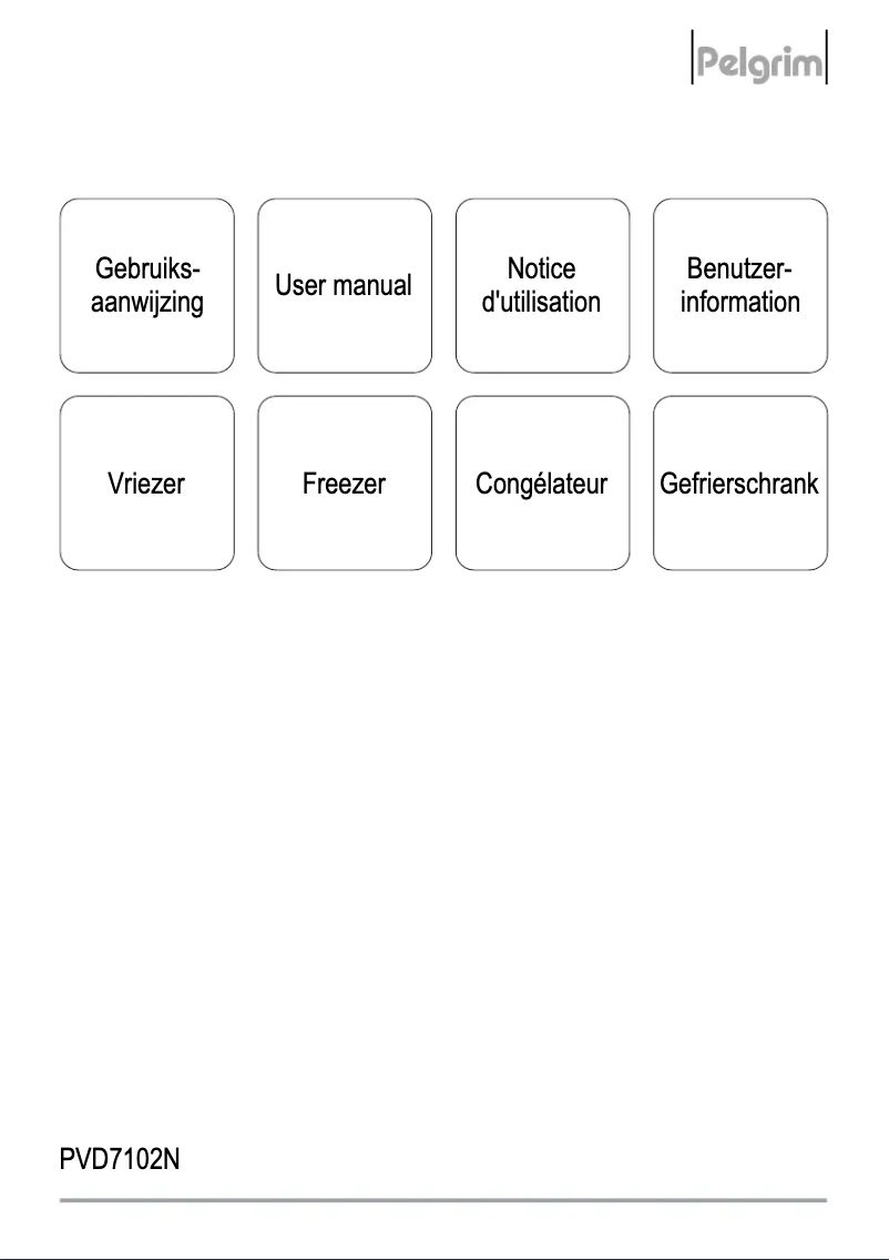 Page 1 de la notice Manuel utilisateur Pelgrim PVD7102N