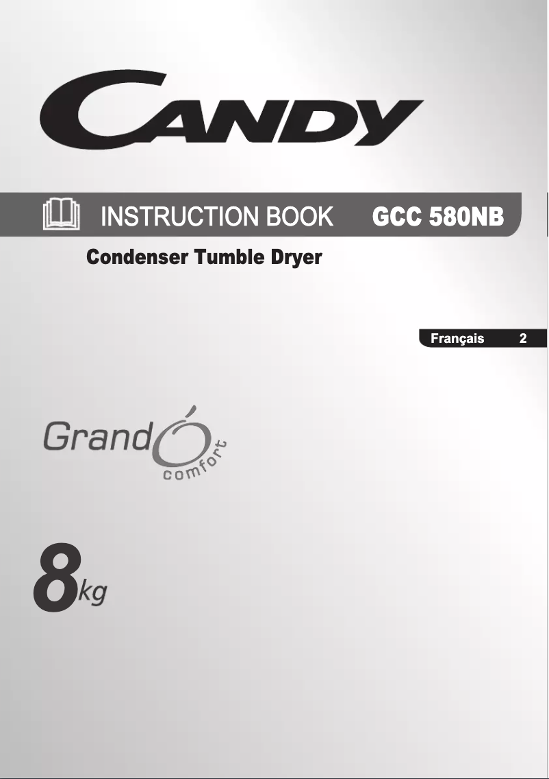 Page n°1 - Manuel utilisateur Candy GCC 580NB-47