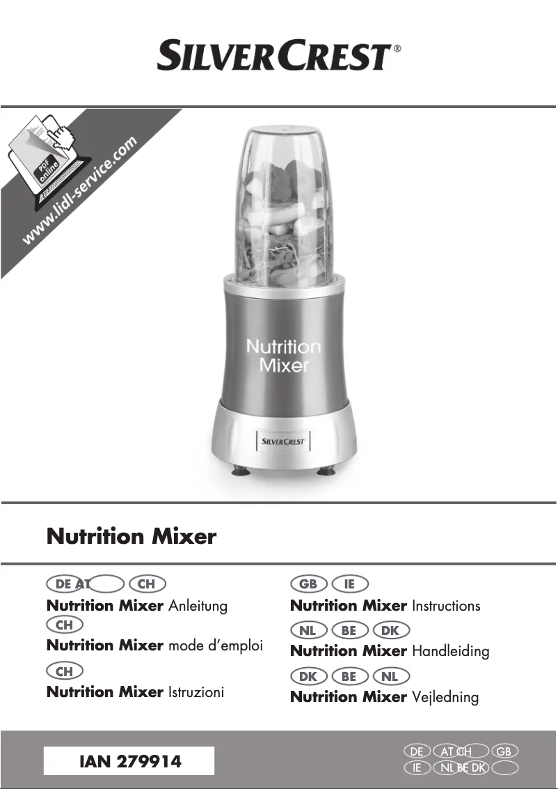 Page 1 de la notice Manuel utilisateur SilverCrest XJ-13409