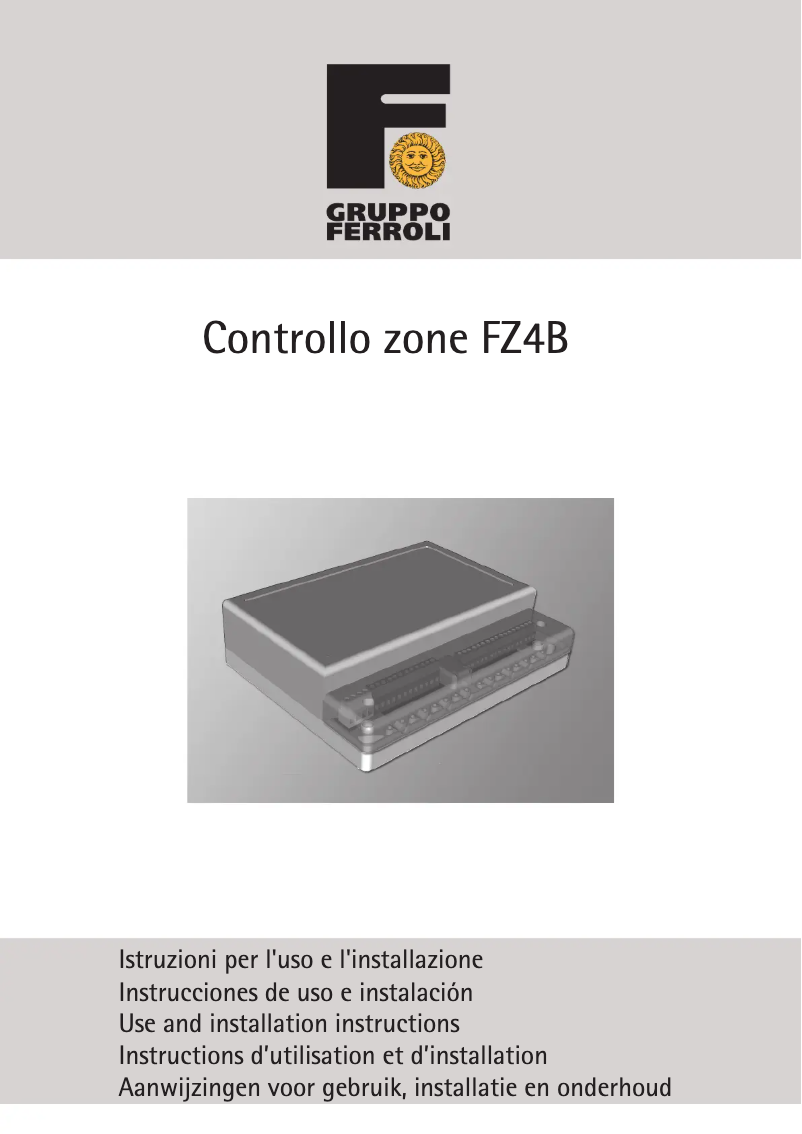 Page 1 de la notice Manuel utilisateur Ferroli FZ4