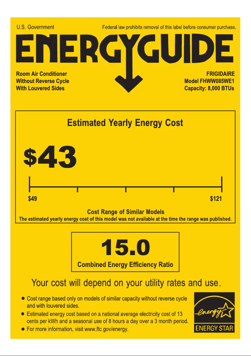 Image de la première page du manuel de l'appareil FHWW085WE1