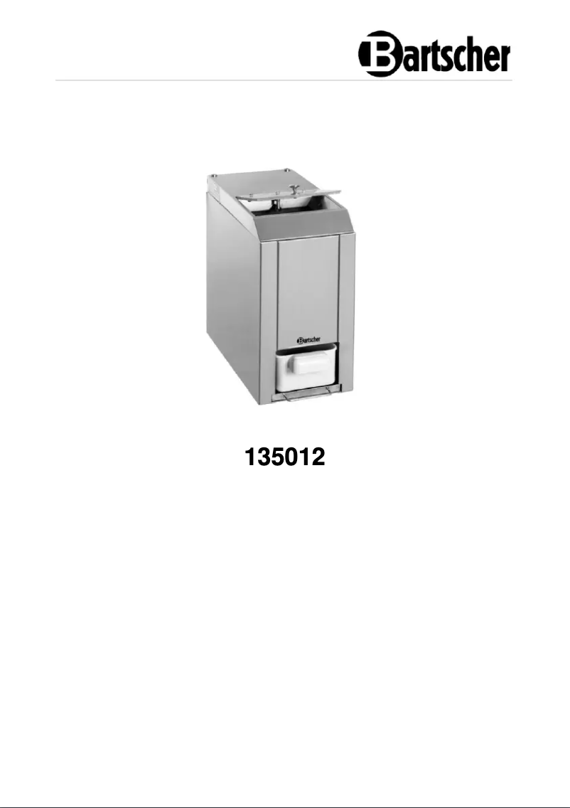 Página 1 del manual Manual de usuario Bartscher 135012