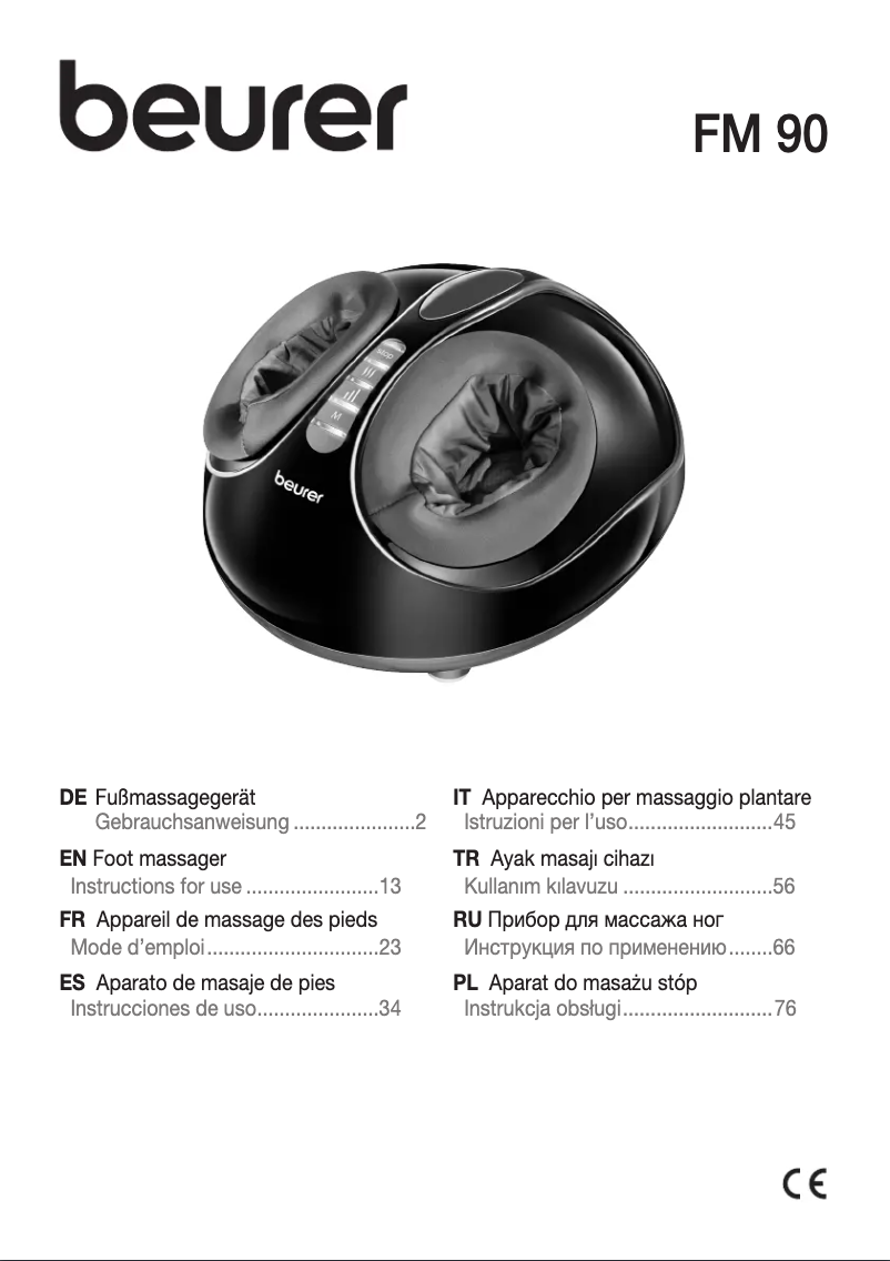 Image de la première page du manuel de l'appareil FM 90