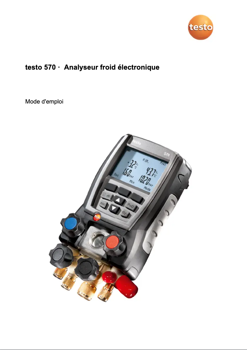 Image de la première page du manuel de l'appareil 570-2