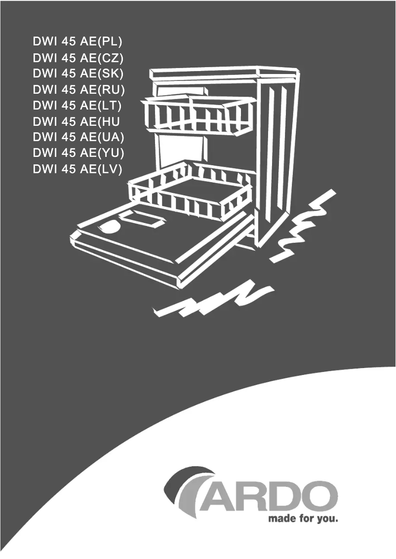 Image de la première page du manuel de l'appareil DWI 45 AE