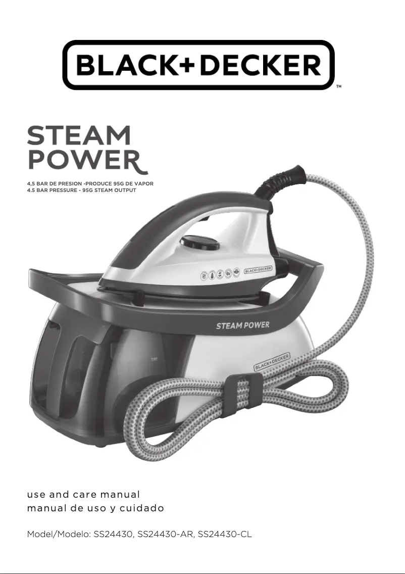 Page n°1 - Manuel utilisateur Black & Decker SS24430