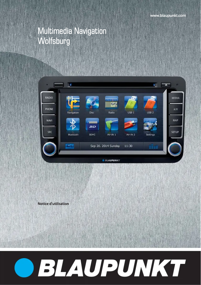 Page 1 de la notice Manuel utilisateur Blaupunkt Wolfsburg 945